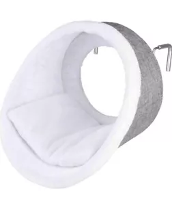 TRIXIE 43144 Hanging Cave for Radiators, Round, Diameter 38 x 34 cm, White/Grey - Picture 1 of 1