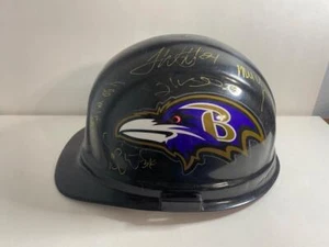 Baltimore Ravens 2011 Team Signed NFL Helmet Yanda Tyrod Taylor 15 Autographs - Picture 1 of 11