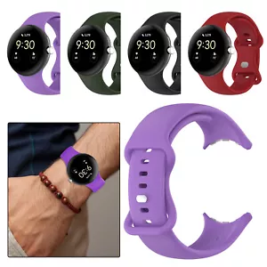 per Google Pixel Watch 2 bande cinturino sportivo in silicone morbido ricambio fibbia in metallo - Foto 1 di 33