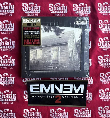 EMINEM The Marshall Mathers MMLP2 DELUXE EDITION SEALED PROMO STICKER - Image 1 of 2