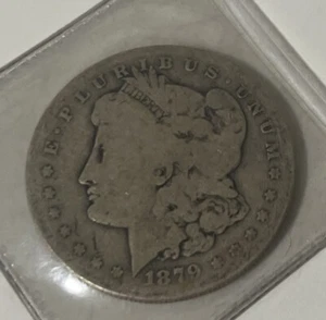 Morgan Silver Dollar. 1879o 90% silver - Picture 1 of 2