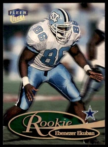 1999 Fleer Ultra Ebenezer Ekuban Rookie Dallas Cowboys #274R - Picture 1 of 2