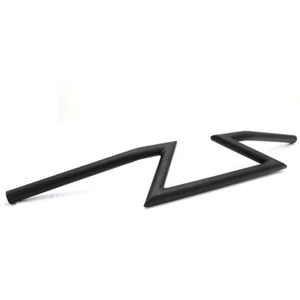 Manillar de arrastre de 22 mm 7/8"" barra Z negro para Honda Harley Triumph Kawasaki personalizado - Imagen 1 de 9