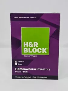 H&R Block Steuersoftware Deluxe + Bundesland 2018 Hausbesitzer / Investoren Bundesland - Bild 1 von 3