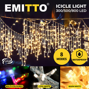 LED Fairy String Lights Curtain Xmas Outdoor Wedding Party Garden Decorations