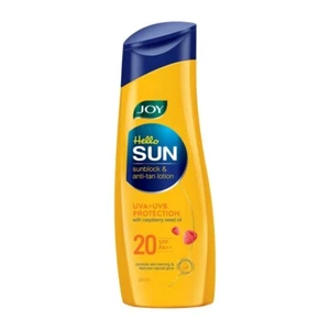 Joy Anti Tan Sunscreen Lotion for Body & Face with SPF 20 PA++ (300ml) | Moistur - Picture 1 of 6
