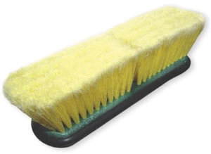 Waschbürste Standard Autowaschbürste gelb mit Gewindeaufnahme weiche Borsten neu - Bild 1 von 1