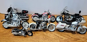 7 Diecast 1:18 Réplica Harley Davidson/Yamaha Motocicletas 6 Maisto 1 Serie 4 - Imagen 1 de 11