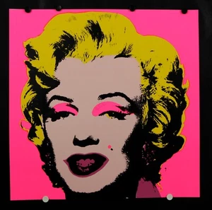 Andy Warhol - Marilyn Serie Serigraphien -1960's - Sunday B. Morning - Red -# 31 - Picture 1 of 8