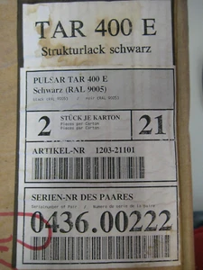 T+A TAR 400 E, schwarz, 2 Stück, Original verpackt, NEU!!! - Bild 1 von 2