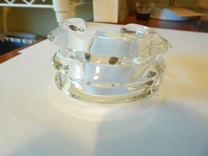 PULSERA BRAZALETE LUCITE GRANDE MOD DE COLECCIÓN JUDITH HENDLER PASARELA DOS PULGADAS DE ANCHO 3 COSTILLAS - Imagen 1 de 12