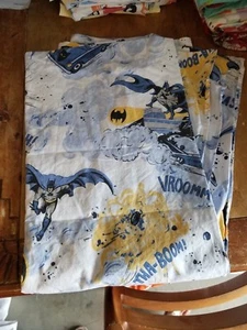 Pottery Barn Kids "Batman - Blue" Twin Flat Sheet - Picture 1 of 4