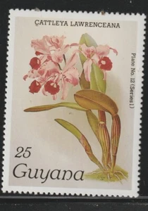 Guyana    1985    Sc # 1035    Orchids   Series 1   Plate No 12   MNH    OG - Picture 1 of 1