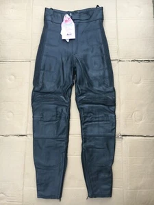 RS Performance Mens Leather Motorbike Motorcycle Trousers UK 26" 27" Waist (T6) - Picture 1 of 12