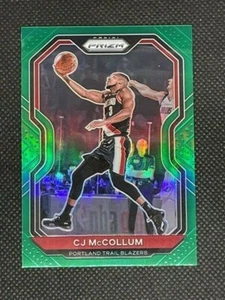 2020-21 Prizm Basketball - CJ McCollum GREEN PRIZM #236 Trail Blazers * - Bild 1 von 2