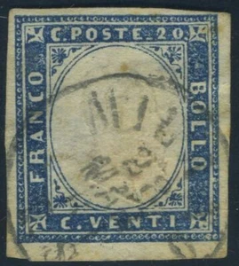 Italien Sardegna 1861 20 Cent gebraucht Sas 15Dc CV 42,00 $ 190722017 - Bild 1 von 2