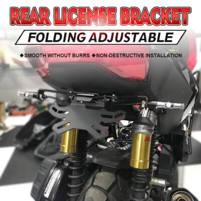 Suporte de placa traseira suporte de montagem para Kawasaki Honda Suzuki Bmw Yamaha - Imagem 1 de 4