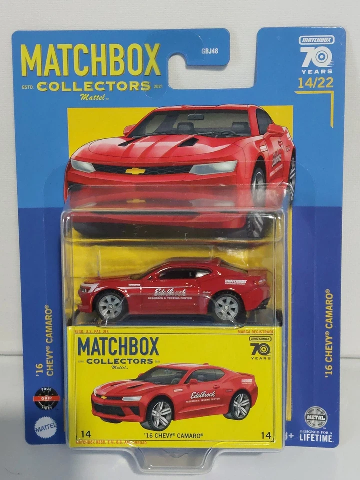 Matchbox Collectors .  2016 Chevrolet  Camaro Neuf En Boite - Bild 1 von 1
