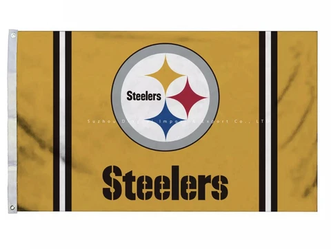 Pittsburgh Steelers Flag 3X5 Banner USA Seller Nfl Ft New FAST FREE Shipping Cover