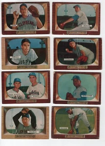 1955 Bowman Baseball lot (8) VG-Kiner, Gilliam, - Hoyt Wilhelm # 1 NO Dents !! - Picture 1 of 1