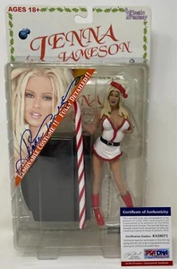 JENNA JAMESON Signed Adult XXX Naughty Christmas Candy Cane Action FIGURE PSA - Picture 1 of 10