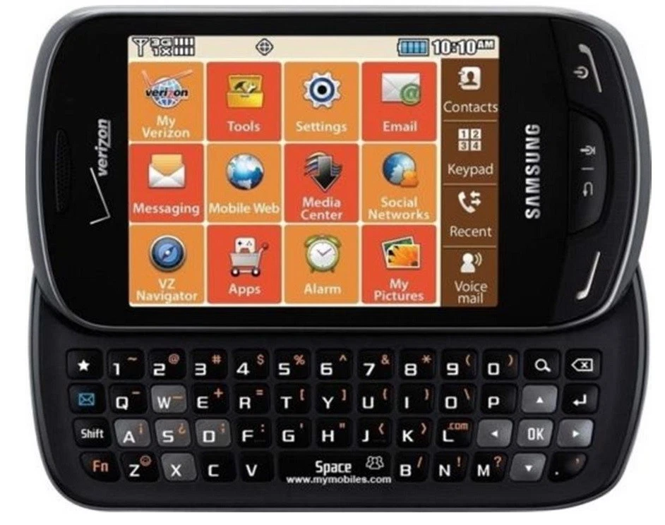 Teléfono Celular Samsung Brightside SCH-U380 Página Plus Selectel Bolsillo Rojo para Piezas p Foto 1 de 1