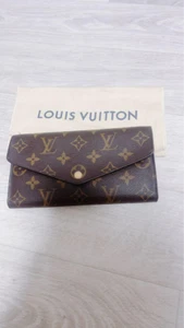 LOUIS VUITTON Monogram Long Wallet M62235 Rose Ballerine Nice - Picture 1 of 9