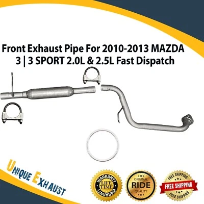 Tubo de escape delantero para MAZDA 3 | 3 SPORT 2010-2013 2,0 L y 2,5 L envío rápido Foto 1 de 4