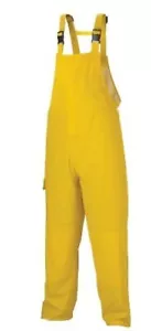 NEW Coleman PU Tricot Waterproof Bib Pants Yellow 4XL Ships Free - Picture 1 of 2