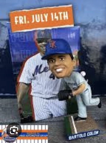 2023 BARTOLO COLON BOBBLEHEAD BROOKLYN CYCLONES ONLY 350 SGA NEW YORK METS MiLB Cover