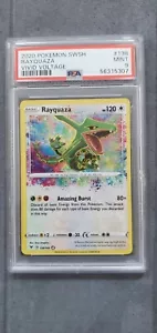 138/185 Pokémon Vivid Voltage Rayquaza Amazing Rare PSA 9 - Picture 1 of 2