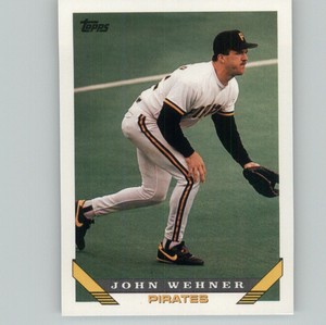 1993 Topps John Wehner Pittsburgh Pirates #484