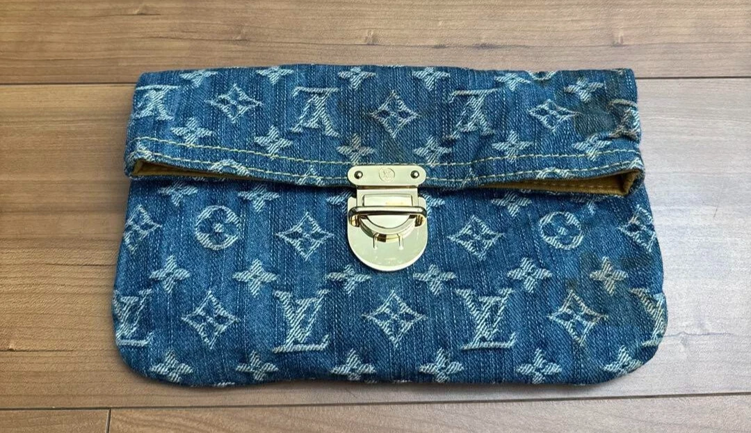 Louis Vuitton Pochette Denim Exterior Bags & Handbags for Women