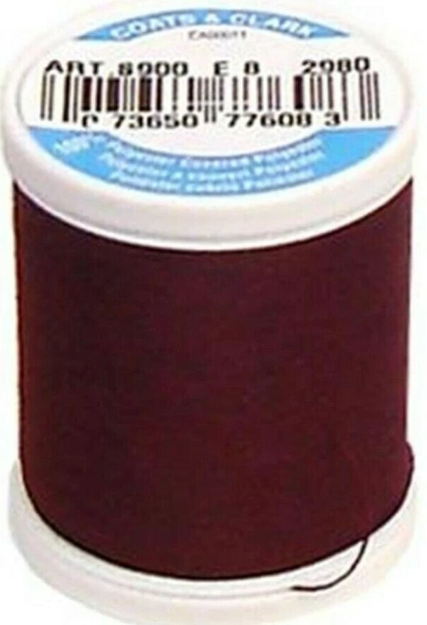Coats & Clark ~ Dual Duty All Purpose Thread, 125 yd ~ (S900-2980 - Maroon) - Image 1 of 1