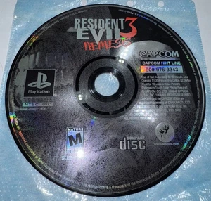 Resident Evil 3 Nemesis Sony PS1 Black Label Disc Only Clean 💿 Tested & Works - Picture 1 of 2