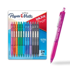 Paper Mate InkJoy 300RT Retractable Ballpoint Pens, Medium Point, 10 Ink Colors, - Picture 1 of 11