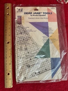 NIP Dear Jane Designed by Brenda Papadakis EZ Quilting Triange & Square - Picture 1 of 2