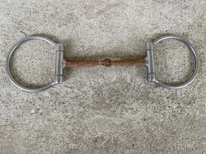 Used 5" Reinsman Van Hargis offset dee bit 270 SS w/tapered sweet iron mouth - Picture 1 of 3