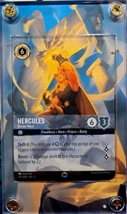 Disney Lorcana Hércules Héroe Divino 215/204 Capítulo 2 Estuche Personalizado Encantado - Imagen 1 de 1