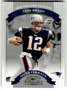 2002 DONRUSS CLASSICS TOM BRADY #75 NEW ENGLAND PATRIOTS - Foto 1 di 2