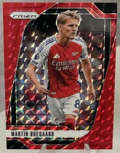 Martin Odegaard 2024-25 Prizm Premier League Red Mosaic Prizm #23 - Imagen 1 de 2