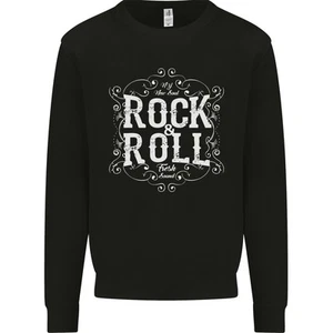 Rock n Roll Fresh Sound Kids Sweatshirt Jumper - Picture 1 of 33