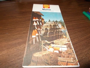 1962 Shell Maine Vintage Road Map - Picture 1 of 1