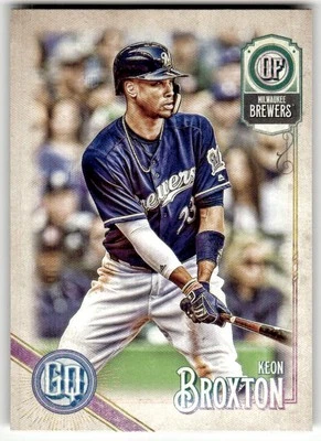 2018 Topps Gypsy Queen #279 Keon Broxton Milwaukee Brewers Baseball - Image 1 of 2