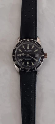 MARCEL & CIE Men’s Diver Watch Calendar Manual Movement Swiss Date w/ Orig Band - Image 1 of 4