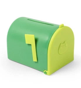 Bullseye's Playground Play Pretend Mailbox Toy - Green - 4”x 3.25”x 3.2” - NEW - Picture 1 of 5
