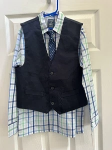 NWT!  Izod Size 10 3-Piece Easter Shirt and Vest - Picture 1 of 3