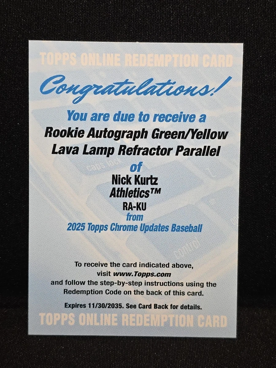 Baseball Card Auto Redemption | eBay