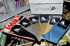 CALZE LUNGHE UOMO SOCKS  SOCKEN CHAUSSETTES COTTON FILO SCOZIA TAGLIA 44 - 46  - Foto 1 di 7