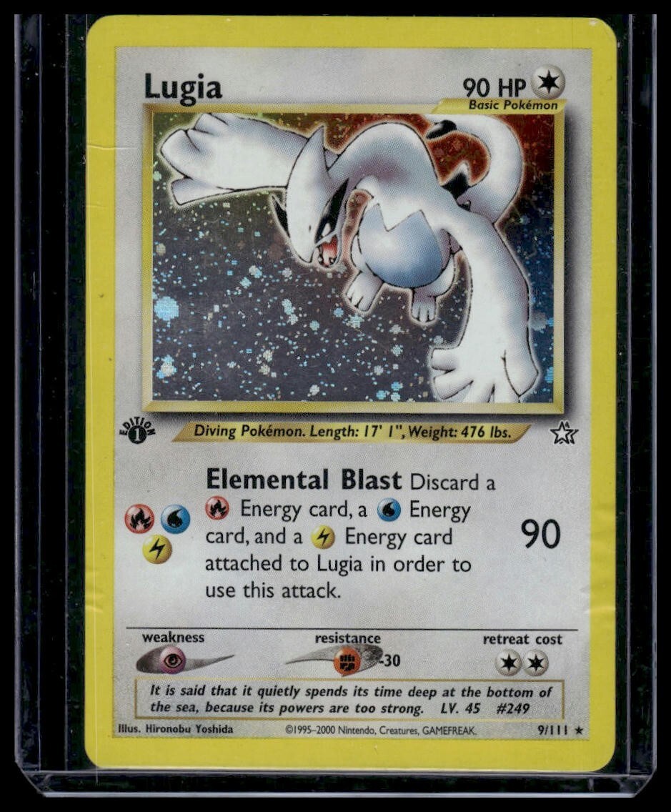 Lugia Pokémon TCG 1st Edition Individual Trading Card Games Lugia Pokémon TCG 1st Edition Individual Trading Card Games